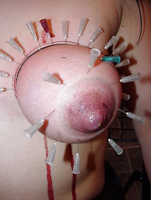 【閲覧注意】乳首やクリトリスを針で貫通させられた女性の反応が怖すぎてワロエナイ・・・・・・17枚目