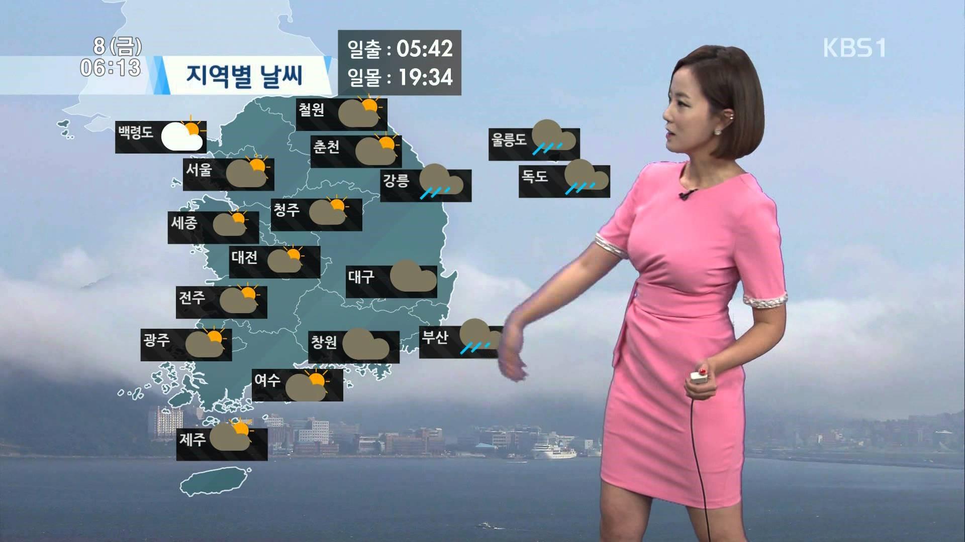 【ハレンチ】韓国のお天気お姉さんのエロさってなんなの？（画像あり）・1枚目